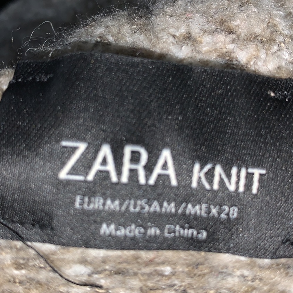 Zara Turtleneck Knit Sweater with Side Slits